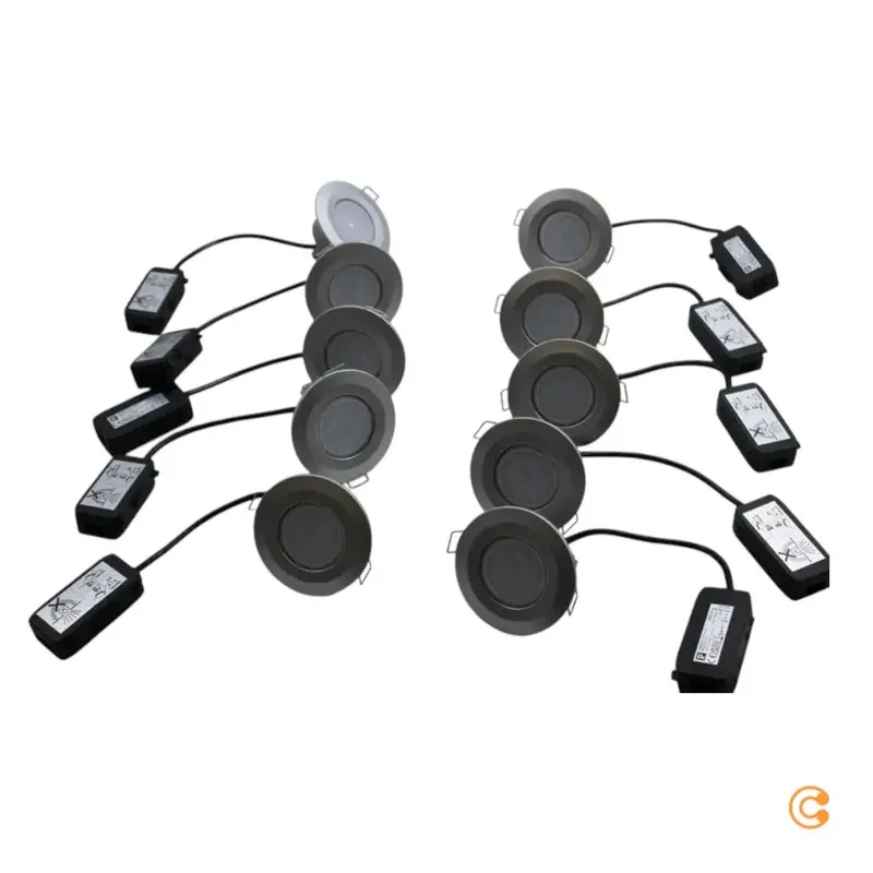 B-Ware Paulmann Einbauspot Deckenspot LED Außenleuchte chrom matt universalweiß Set959