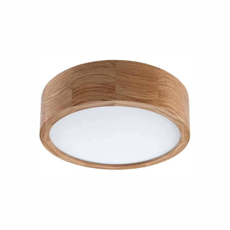 B-Ware Envostar Deckenleuchte Lampe Caspian Ø 27 cm IP54 eiche