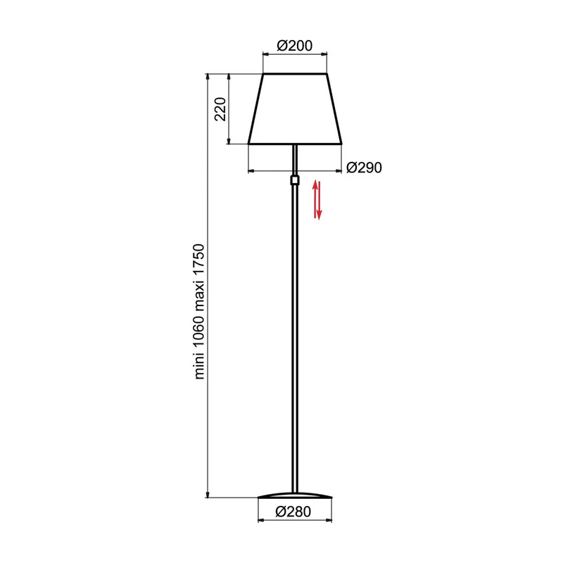 B-Ware Aluminor Stehlampe Stehleuchte Store weiß Schalter Stahl Textil LED SIEHE TEXT