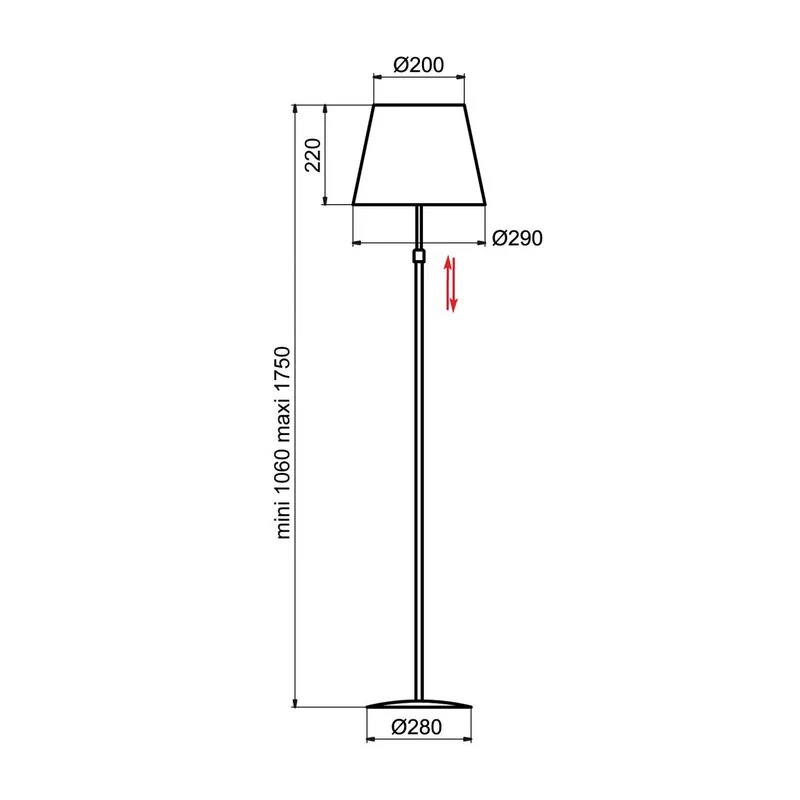 B-Ware Aluminor Stehlampe Stehleuchte Store weiß Schalter Stahl Textil LED SIEHE TEXT