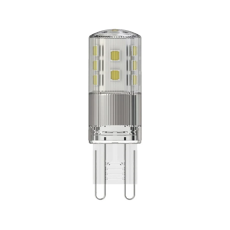 B-Ware Radium LED Lampe Leuchtmittel Star PIN klar G9 dimmbar 3W 2700K 320lm 2 STÜCK