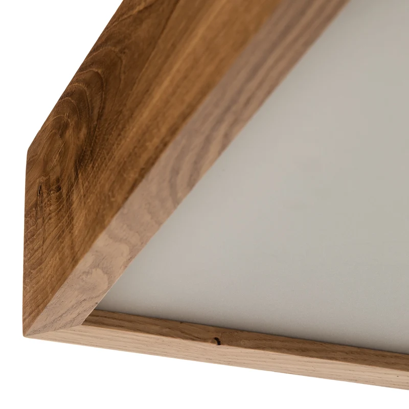 B-Ware Envostar Kerio Deckenlampe 27,5x27,5cm Deckenleuchte Lampe Leuchte E27 eiche 622