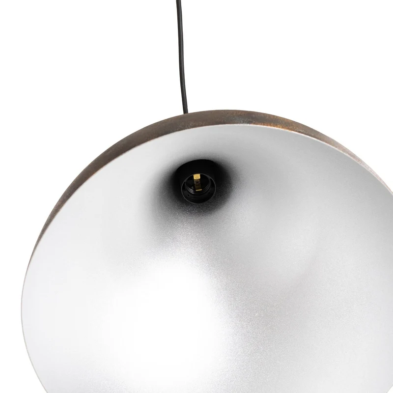 B-Ware Opviq Pendelleuchte Hängelampe Bitlislim Ø41cm E27 antikbraun Metall