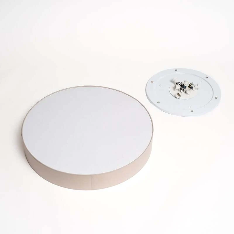 B-Ware Euluna Deckenleuchte Lampe Rondo Leuchte beige Textil Metall Ø80 SIEHE TEXT/FOTO