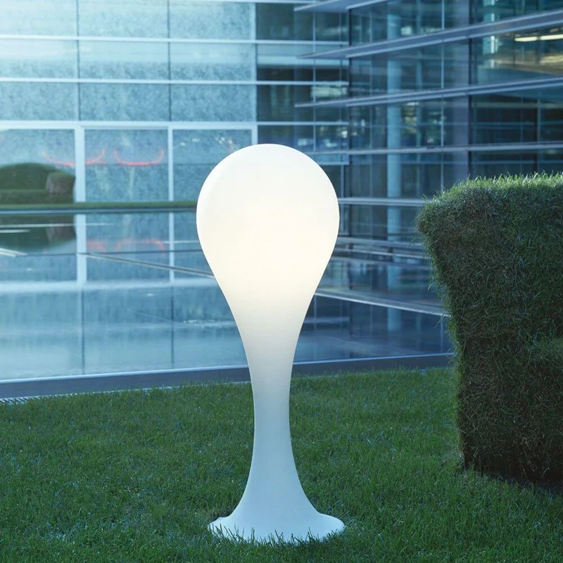Drop-4L Outdoor Stehleuchte 100cm IP44 Liquid-Light Weiß