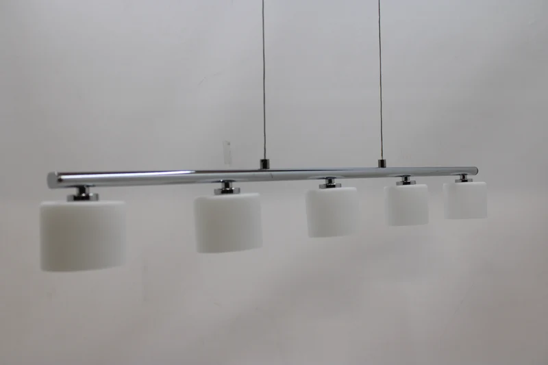 B-Ware Paul Neuhaus LED Hängeleuchte Pendelleuchte Hydra stahlfarben Glas höhenverst934