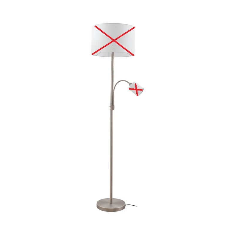 B-Ware Lindby Stehleuchte Standlampe Leselampe Textil 170cm Leselicht SIEHE TEXT/FOTO