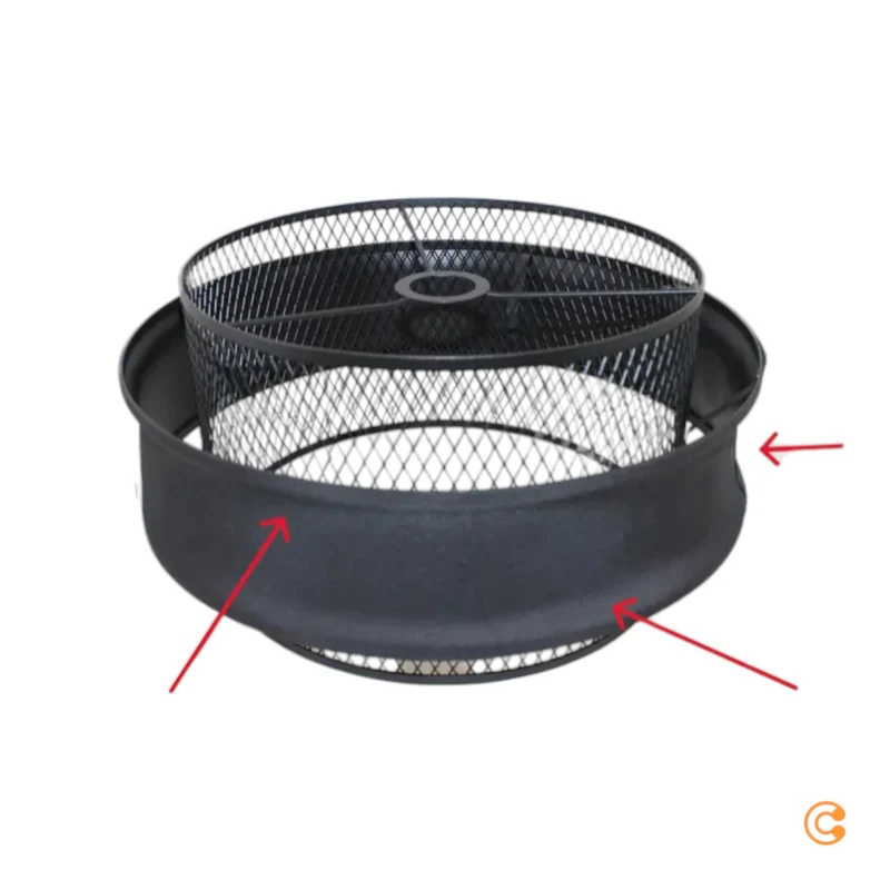 B-Ware Eglo Bazely Hängeleuchte Pendelleuchte Lampe schwarz Stoff Ø40cm SIEHE TEXT/FOTO