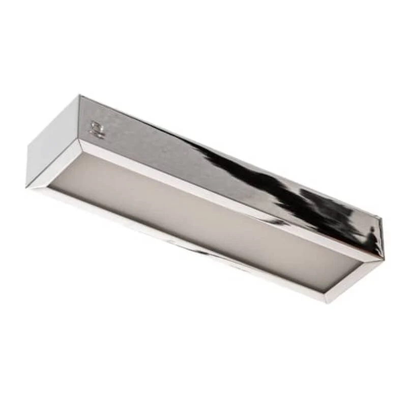 B-Ware Helestra Spiegelleuchte Badlampe LED Leuchte Chrom Theia Wandlampe Glas 30cm