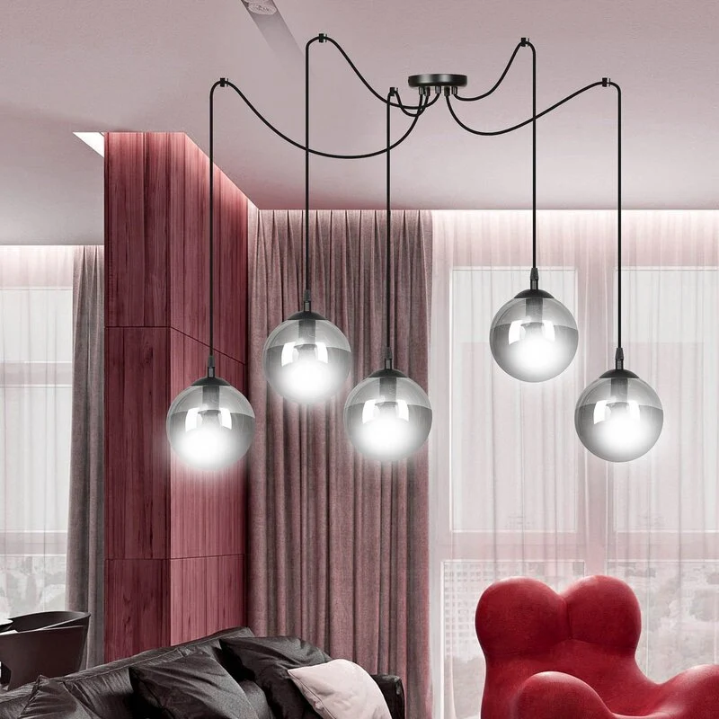 B-Ware Euluna Hängeleuchte Glassy Deckenlampe Pendelleuchte Wohnzimmerleuchte E14