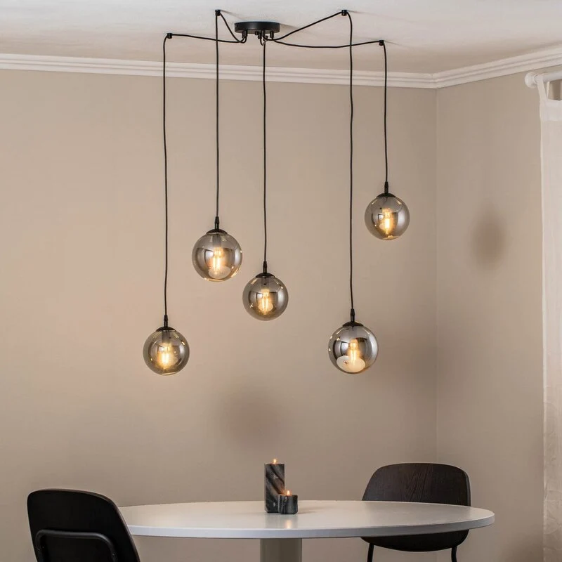 B-Ware Euluna Hängeleuchte Glassy Deckenlampe Pendelleuchte Wohnzimmerleuchte E14