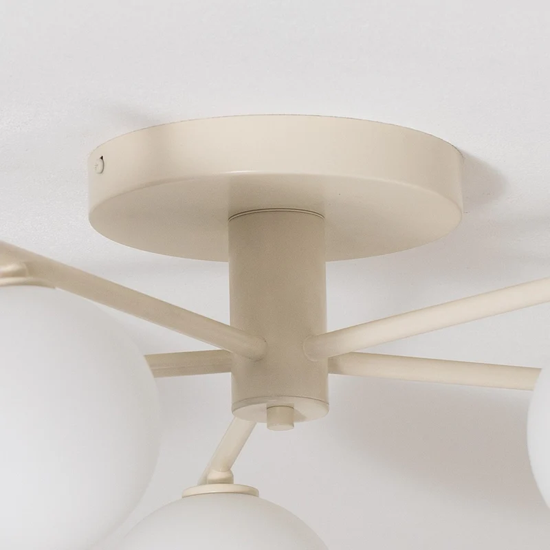 B-Ware Prato Deckenleuchte Lampe Glas sand 5 flammig Wohnzimmer Esszimmer Beleucht359
