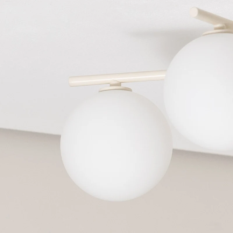 B-Ware Prato Deckenleuchte Lampe Glas sand 5 flammig Wohnzimmer Esszimmer Beleucht359