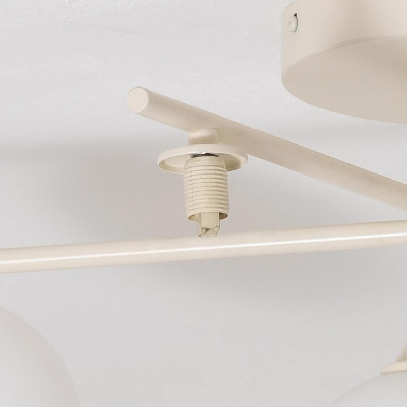 B-Ware Prato Deckenleuchte Lampe Glas sand 5 flammig Wohnzimmer Esszimmer Beleucht359