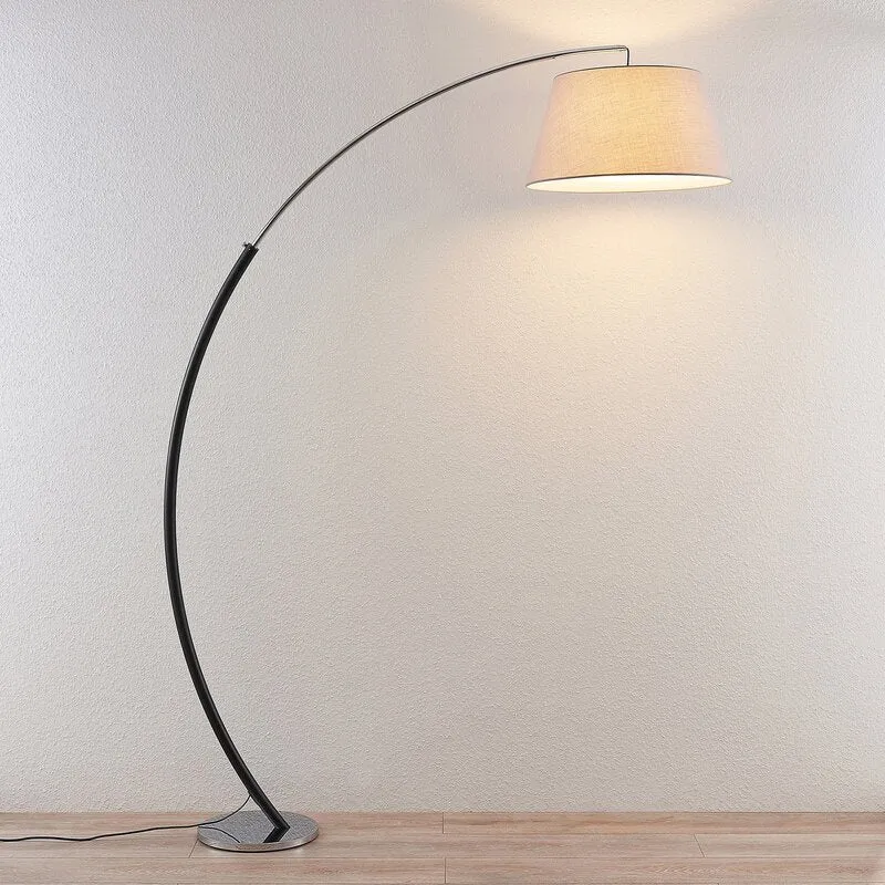 B-Ware Lucande Evelyna Bogen-Stehleuchte Bogenlampe Stehlampe E27 LED SIEHE TEXT/FOTO