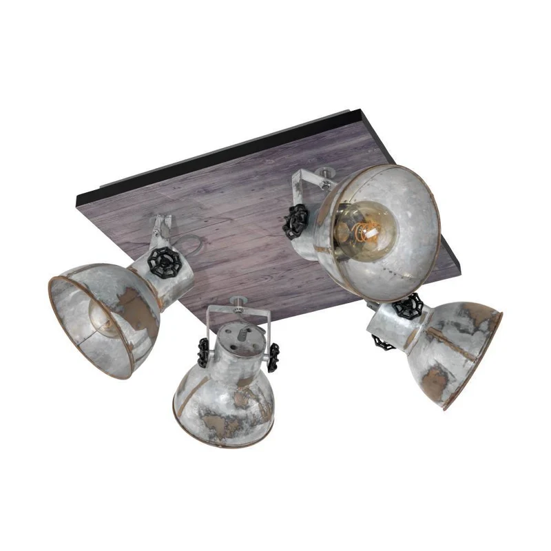 B-Ware Eglo Deckenleuchte Lampe Barnstaple Industrielook 4-flg Wohnzimmer Beleuchtung