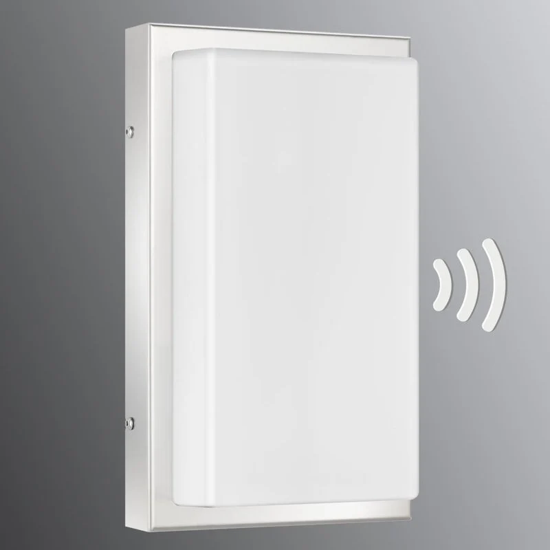 B-Ware LCD Außenwandleuchte Julea Edelstahl Bewegungsmelder Außenlampe SIEHE TEXT/FOTO