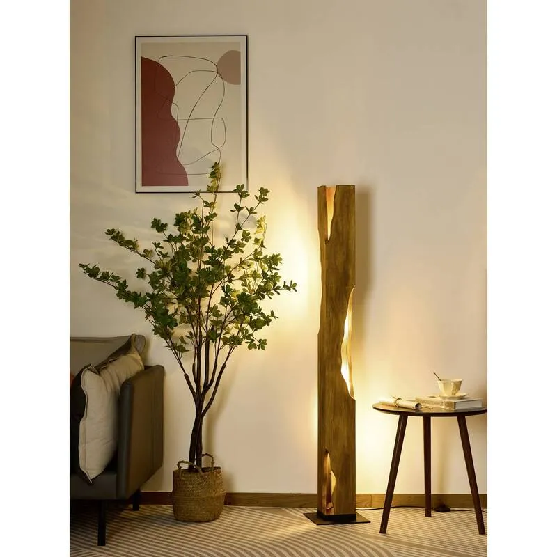 Eco-Light Stehleuchte Venus braun Höhe 141 cm Holz 4-flammig SIEHE TEXT/FOTO