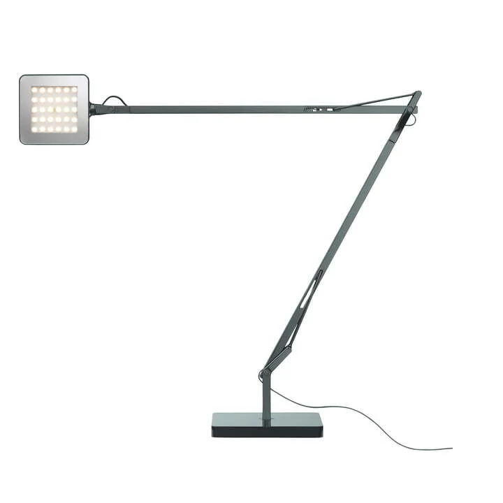 B-Ware Flos Kelvin LED Basis Tischlampe Schreibtischlampe Tischlampe grün anthrazit