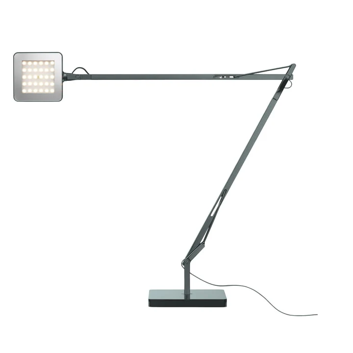 B-Ware Flos Kelvin LED Basis Tischlampe Schreibtischlampe Tischlampe grün anthrazit