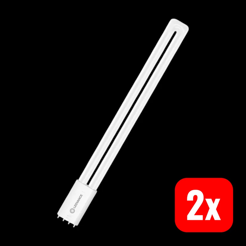 B-Ware LEDVANCE LED Kompaktleuchtstofflampe Stabform Kaltweiß 2G11 16 W 2 STÜCK