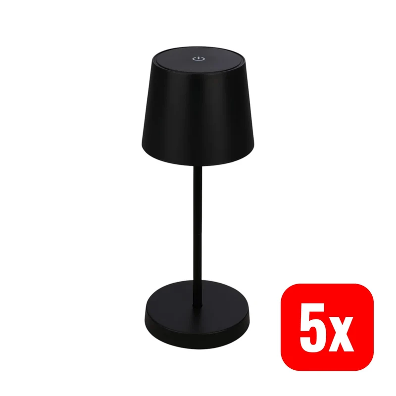 B-Ware Briloner Tischlampe Leuchte LED Boja Kabellos Dimmbar Spritzwasserschutz 5 STÜCK