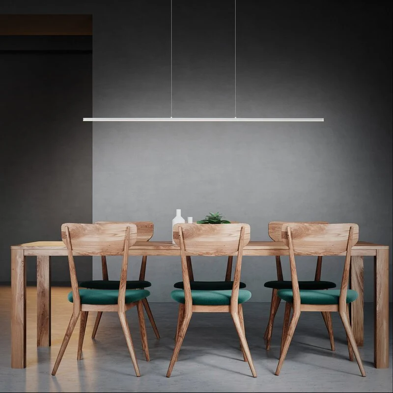B-Ware Quitani Pendelleuchte Hängeleuchte LED Margita Silber Innenlampe dimmbar CCT572