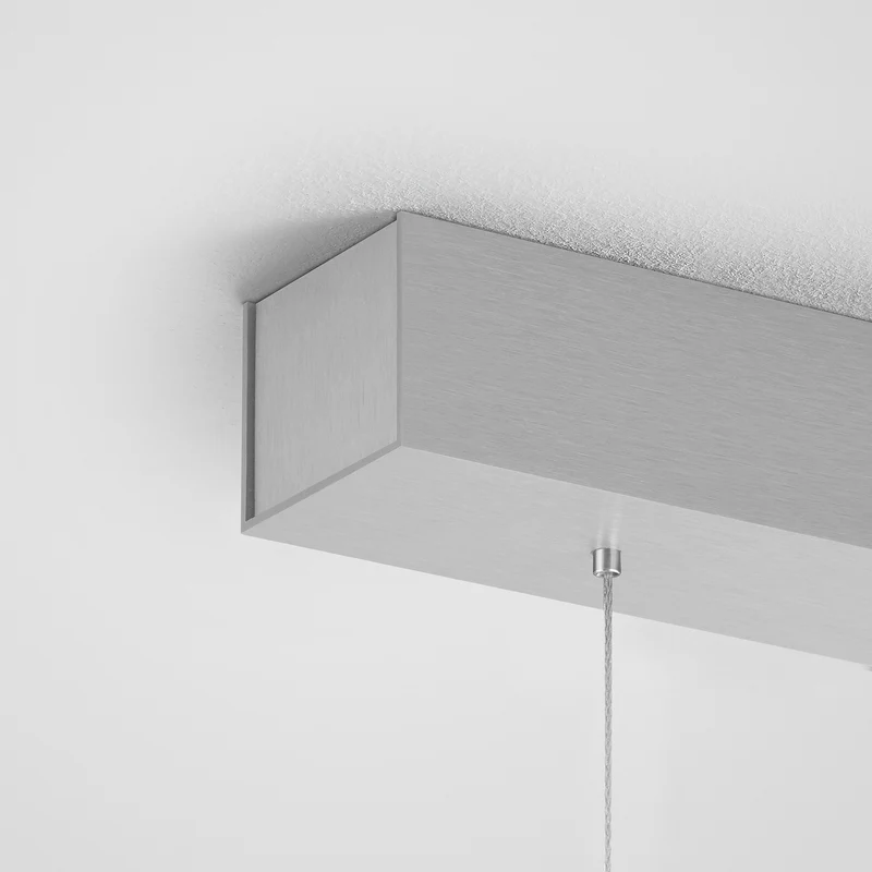 B-Ware Quitani Pendelleuchte Hängeleuchte LED Margita Silber Innenlampe dimmbar CCT572