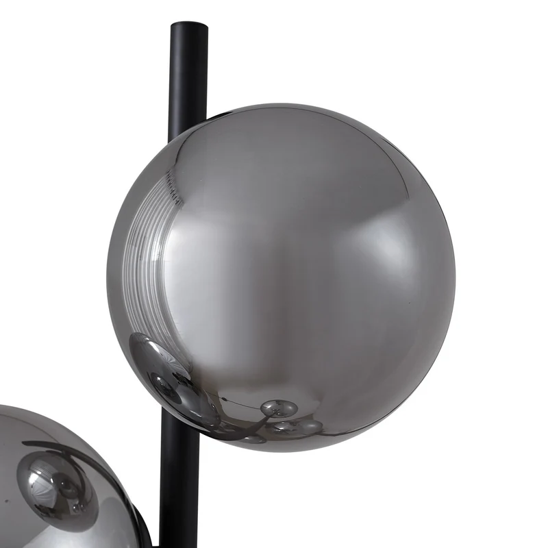 Lindby Stehleuchte Lampe Orbelia Glas schwarz 5-flammig LED SIEHE TEXT/FOTO