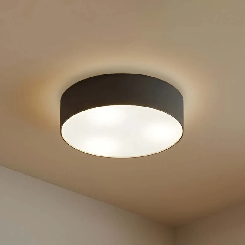 B-Ware Lindby Deckenlampe Sebatin Lampe Leuchte E27 LED Ø40cm grau SIEHE TEXT/FOTO