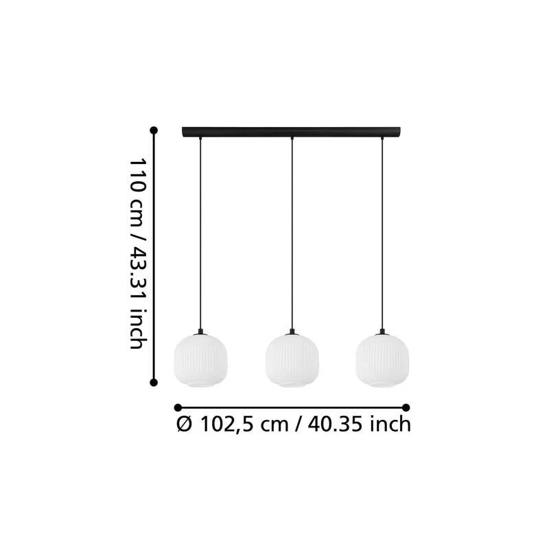 B-Ware Eglo Hängeleuchte Mantunalle L120cm Deckenlampe Deckenleuchte SIEHE TEXT/FOTO