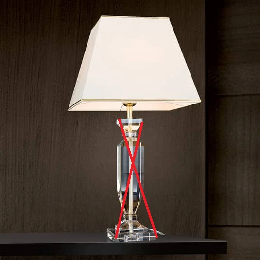 B-Ware Orion Tischlampe Lampe Leuchte Bürolampe Pokal Kristall gold SIEHE TEXT/FOTO
