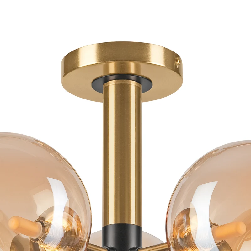 C-Ware Lamkur Lighting Natalia Deckenleuchte Lampe Glasleuchte Glas SIEHE TEXT/FOTO