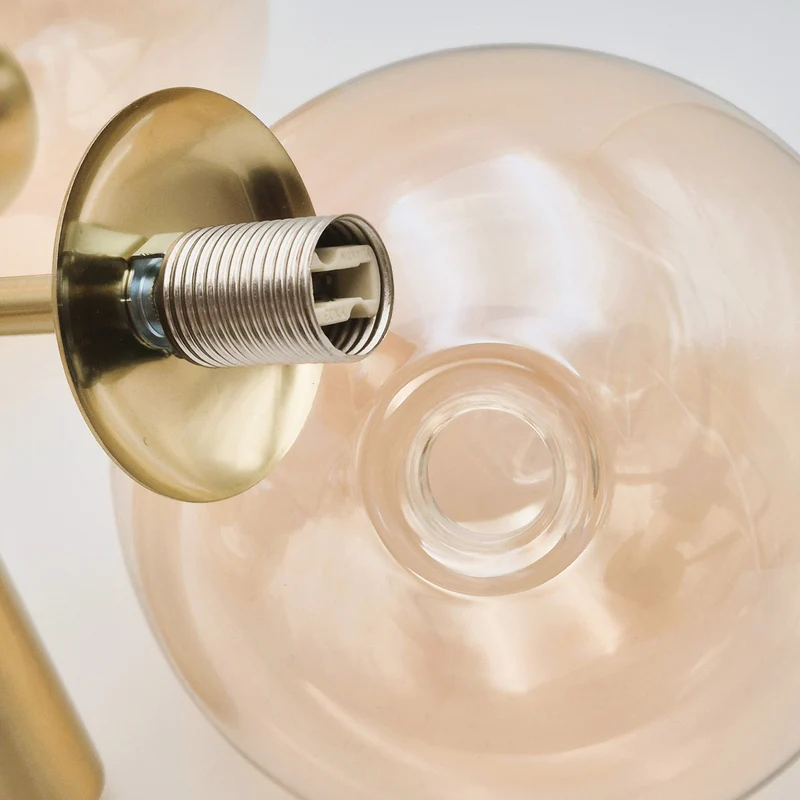 C-Ware Lamkur Lighting Natalia Deckenleuchte Lampe Glasleuchte Glas SIEHE TEXT/FOTO