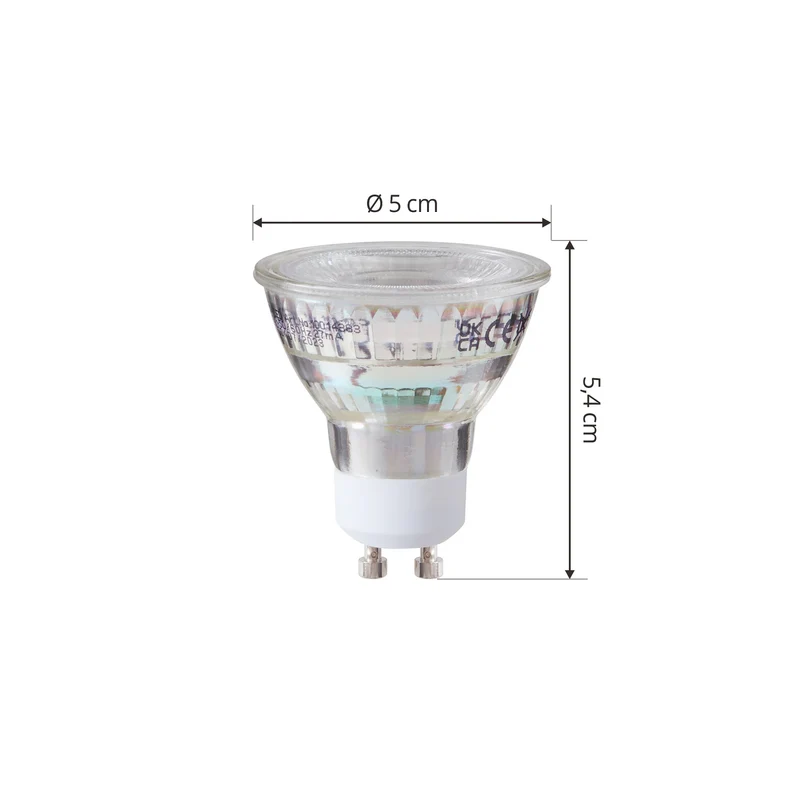 B-Ware Arcchio LED-Leuchtmittel Leuchtmittel GU10 PAR16 2,5W klar 2.700 K 450lm 6 STÜCK