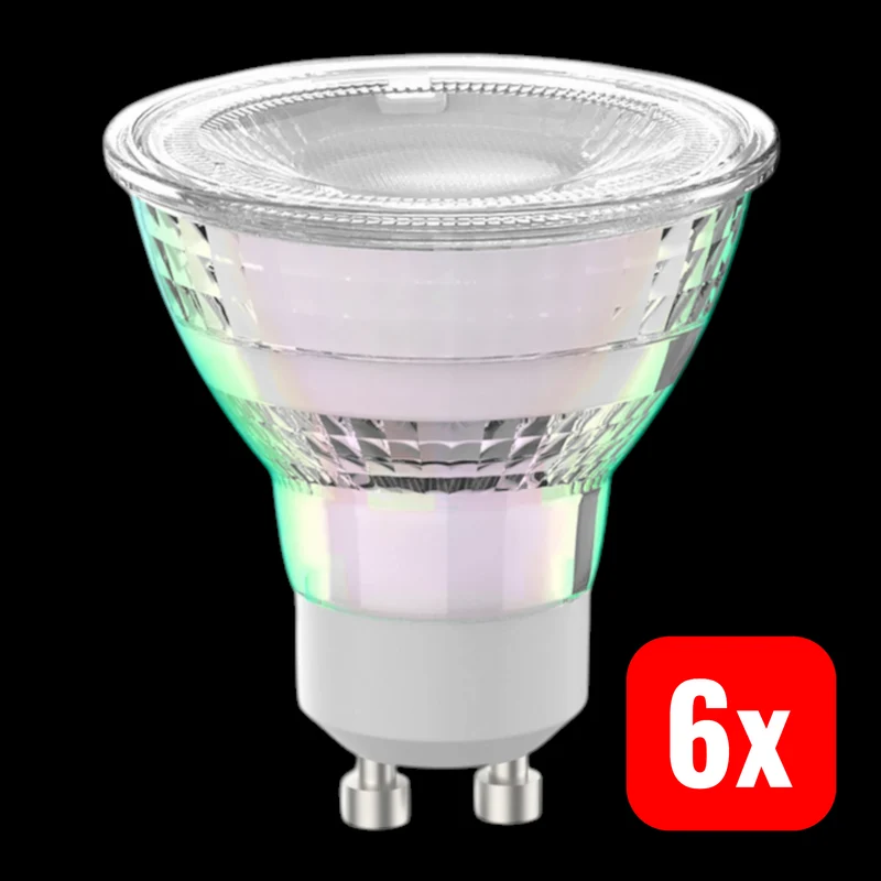 B-Ware Arcchio LED-Leuchtmittel Leuchtmittel GU10 PAR16 2,5W klar 2.700 K 450lm 6 STÜCK