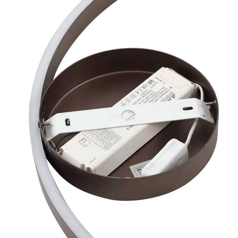 B-Ware Lucande Smart LED-Deckenleuchte Moise kaffee CCT Tuya Deckenlampe Deckenlicht