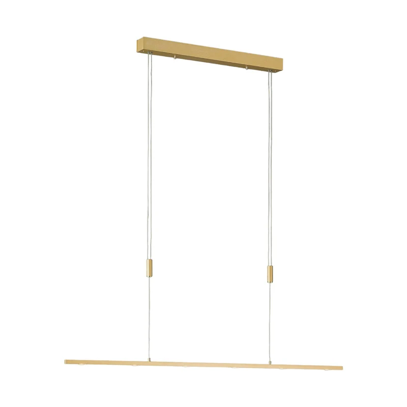 B-Ware Rothfels LED-Pendelleuchte Tolu messing 119 cm Lichtquelle warmweiß dimmbar LED