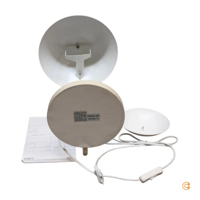 B-Ware Nordlux Tischleuchte Lampe Freya Metall E14 beige Schreibtischlampe mit Schal841