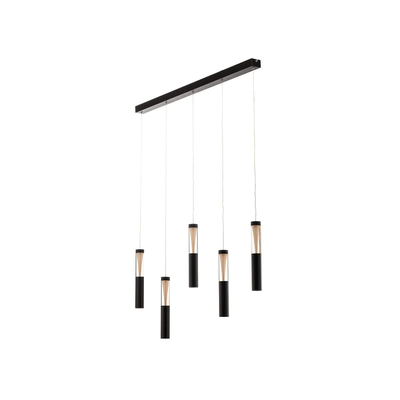 B-Ware Lucande Pendelleuchte Pendellampe LED schwarz Danson Esszimmer Küche Wohnzimm270