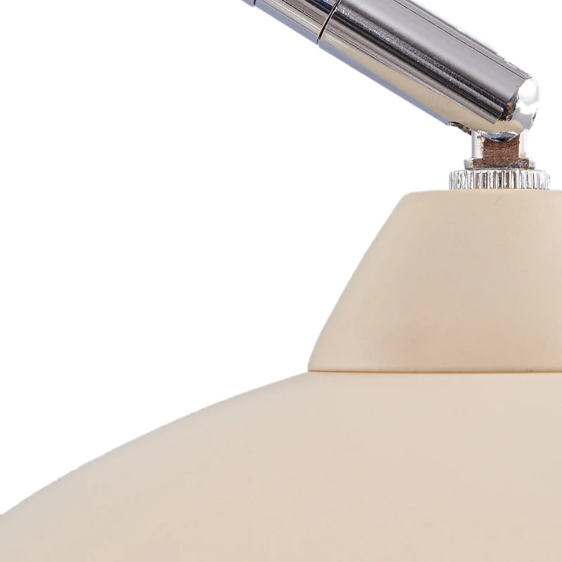 B-Ware Lindby Stehlampe Tonka beige Metall Marmor E27 LED Stehleuchte Leuchte Lampe