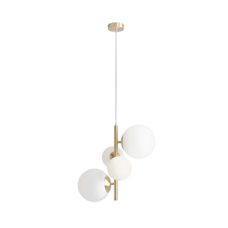 B-Ware ALDEX Hängeleuchte Joel Deckenlampe Pendelleuchte messing/weiß 4-flammig E2892