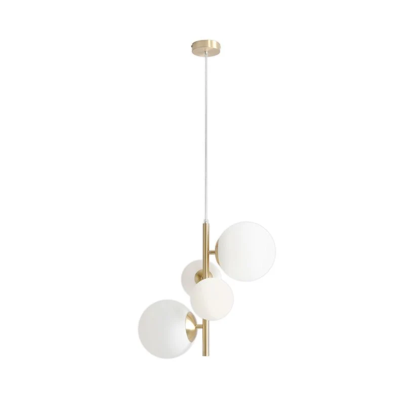 B-Ware ALDEX Hängeleuchte Joel Deckenlampe Pendelleuchte messing/weiß 4-flammig E2892