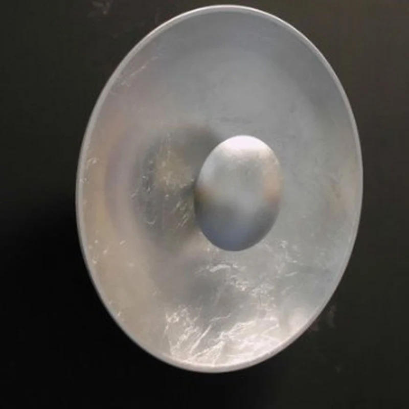 Aura Sol Silber Wand- & Deckenleuchte Blattfolienversilbert Ø 60cm