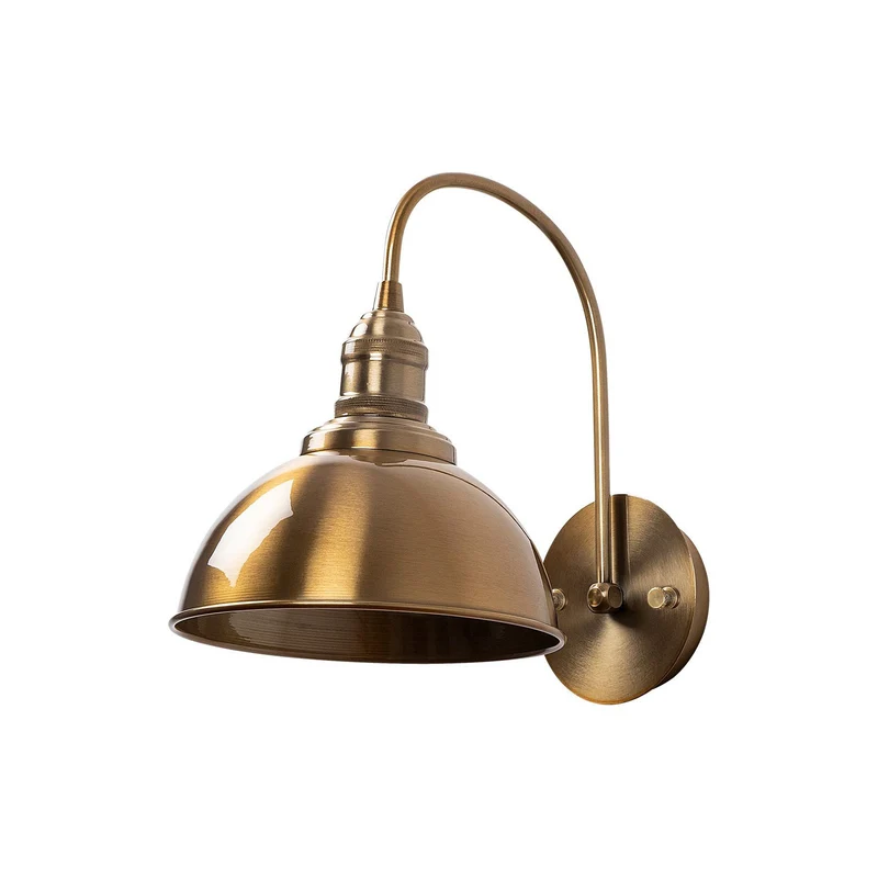 B-Ware Opviq Wandleuchte Lampe Saglam Metall gold Höhe 36 cm Innenbeleuchtung