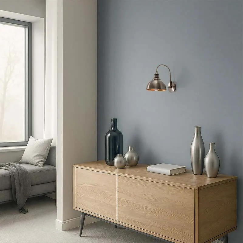 B-Ware Opviq Wandleuchte Lampe Saglam Metall gold Höhe 36 cm Innenbeleuchtung
