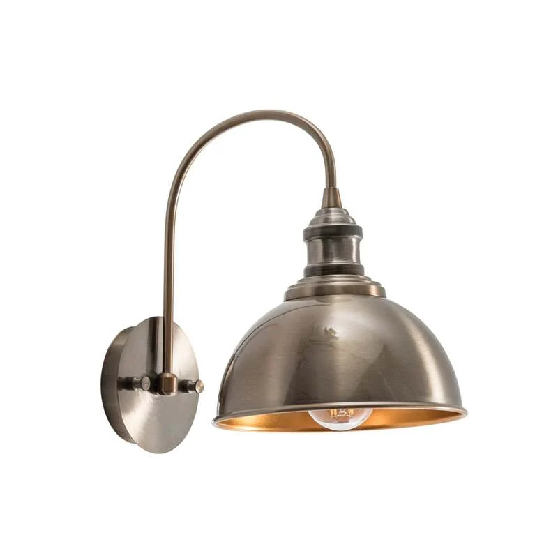 B-Ware Opviq Wandleuchte Lampe Saglam Metall gold Höhe 36 cm Innenbeleuchtung