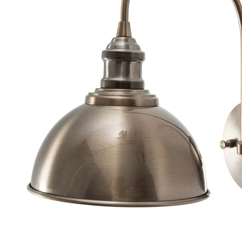 B-Ware Opviq Wandleuchte Lampe Saglam Metall gold Höhe 36 cm Innenbeleuchtung