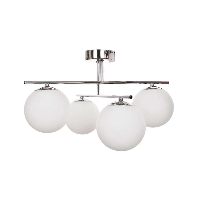 B-Ware Domiluce Aurora Deckenleuchte Lampe chrom Glas E14 Ø50cm Metall SIEHE TEXT/FOTO