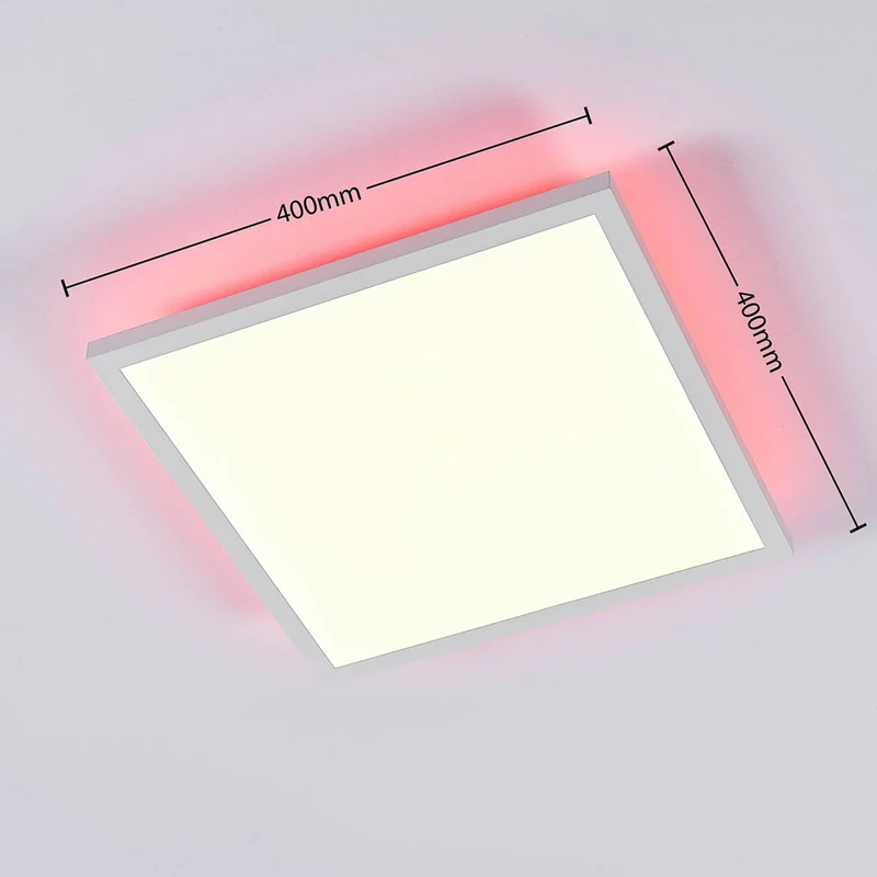 B-Ware Arcchio LED Panel Deckenleuchte Licht weiss Fernbedienung dimmbar multicolour
